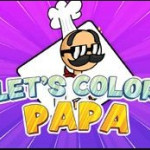 Let's Color Papa